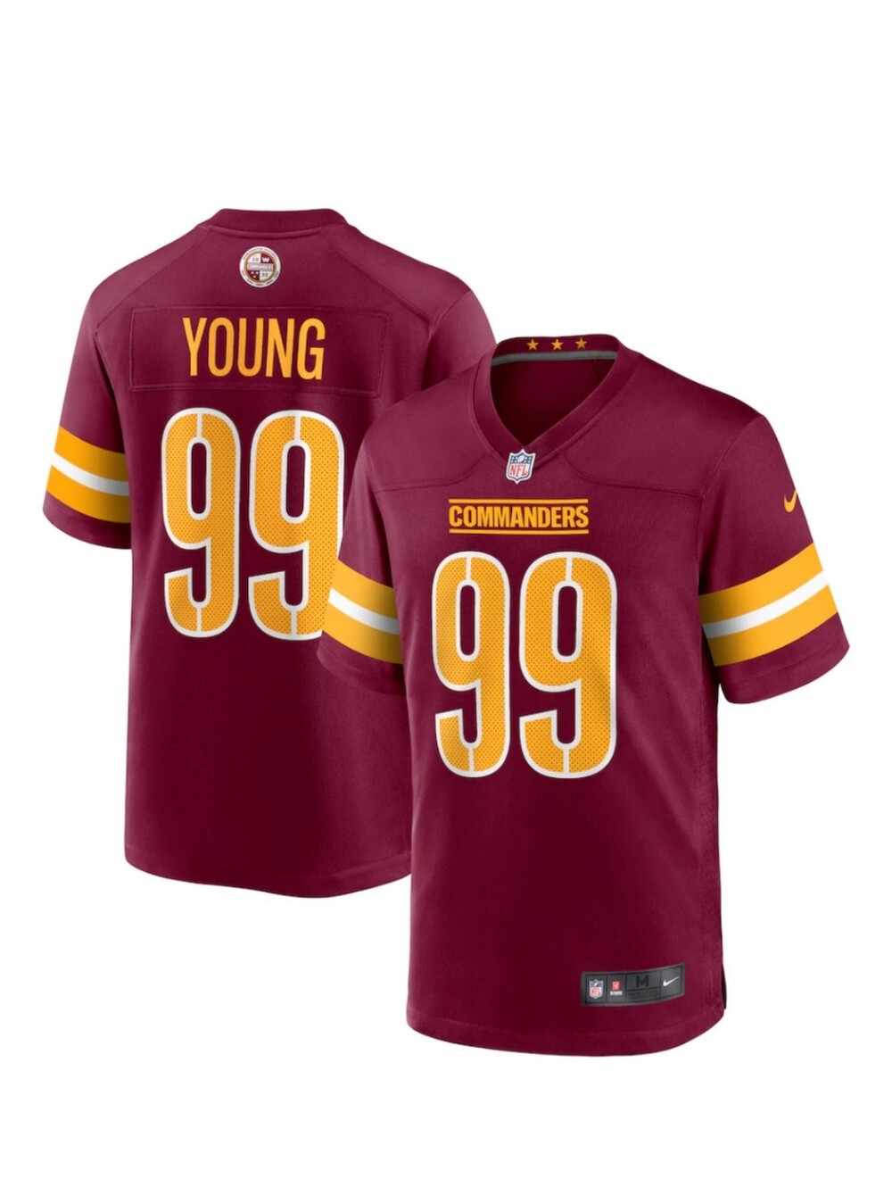 Nike Men's Washington Commanders Chase Young #99 Burgundy Legend Jersey $130